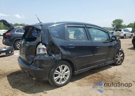 2010 Honda Fit Sport из США, поврежденный, VIN JHMGE8H47AS003181